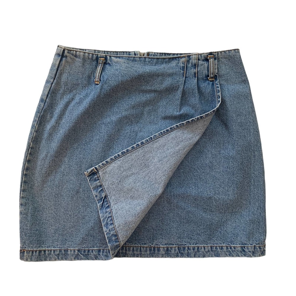 Vintage Nuovo County Seat Jean Skirt Size L